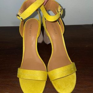 Nine West Limited Edition yellow heels